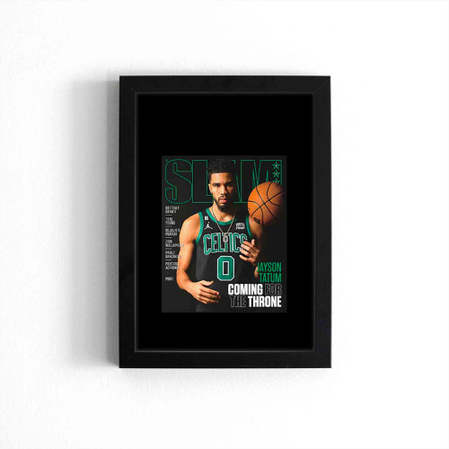 Slam Cover Boston Celtics Jayson Tatum Coming For The Throne Poster Slam Cover Boston Celtics Jayson Tatum Coming For The Throne Poster