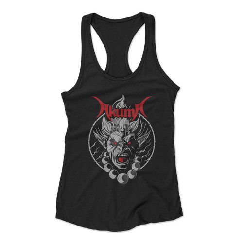 Akuma Street Fighter Women Racerback Tank Top