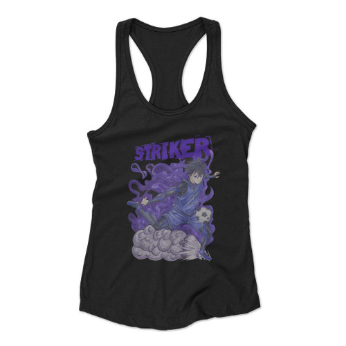 Blue Lock Striker Isagi Women Racerback Tank Top