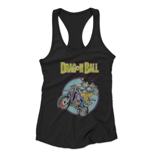 Dragon Ball Z Goku Retro Women Racerback Tank Top