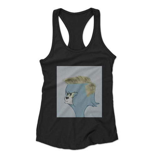 Haaland Tom And Jerry Meme Women Racerback Tank Top