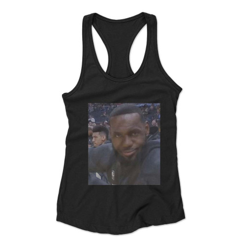 Lebron James Meme Women Racerback Tank Top