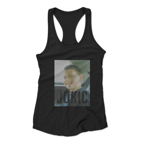 Nba Nikola Jokic Fat Kid Meme Women Racerback Tank Top