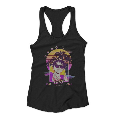 One Piece Luffy Women Racerback Tank Top