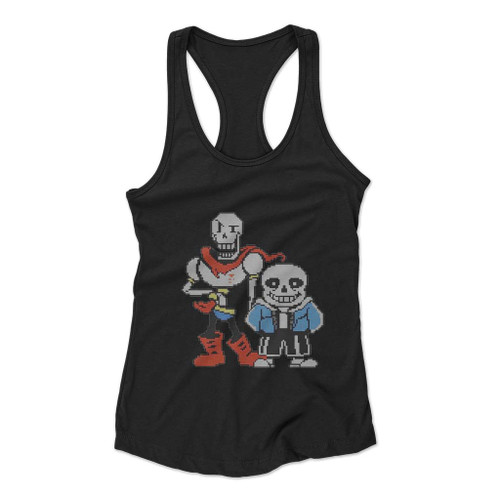 Sans And Papyrus Indie Women Racerback Tank Top Sans And Papyrus Indie Women Racerback Tank Top