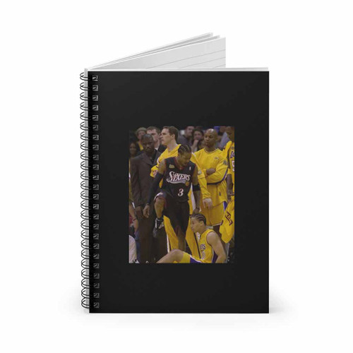 Allen Iverson Stepping Over Ty Lue Spiral Notebook Allen Iverson Stepping Over Ty Lue Spiral Notebook