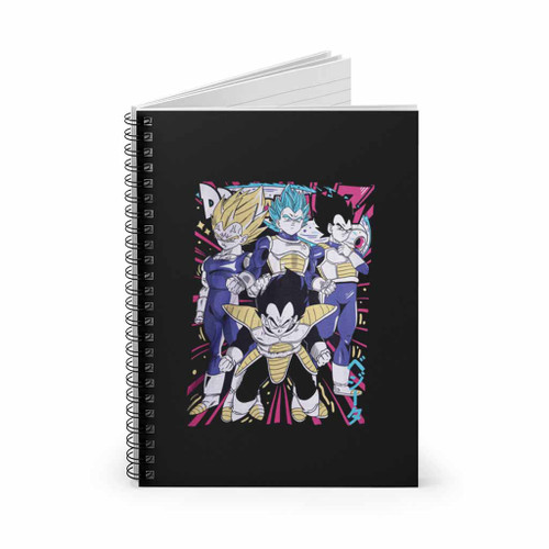 Dragon Ball Super Saiyan Vegeta Spiral Notebook