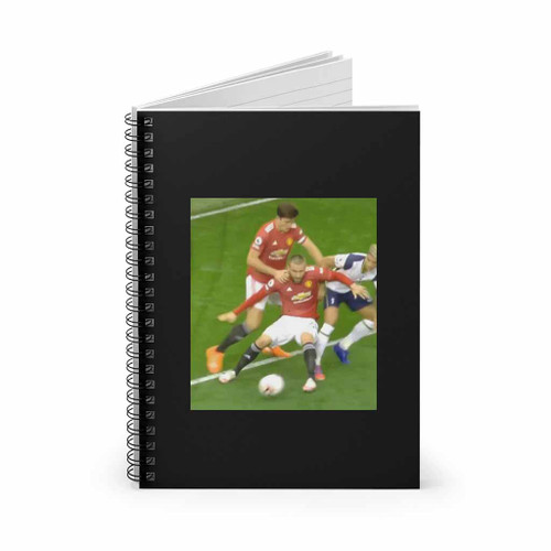 Harry Maguire Pushes Teamate Spiral Notebook