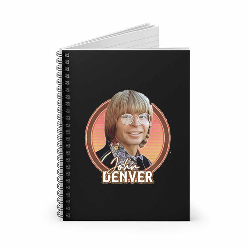 John Denver Retro Spiral Notebook