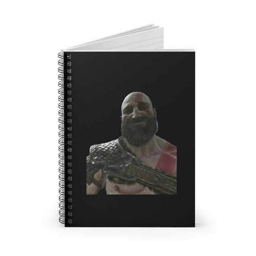 Kratos Smiling Meme Spiral Notebook