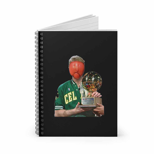 Larry Bird Celtics Spiral Notebook