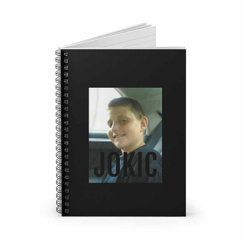 Nba Nikola Jokic Fat Kid Meme Spiral Notebook