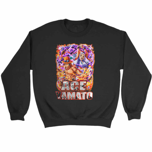 Ace And Yamato Pirate King Anime One Piece Sweatshirt Sweater