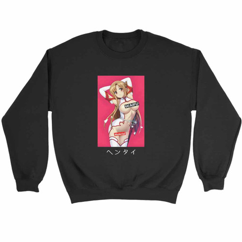 Waifu Material Sword Creation Goddess Anime Girl Sweatshirt Sweater Waifu Material Sword Creation Goddess Anime Girl Sweatshirt Sweater