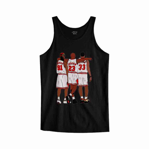 Chicago Bulls Dream Team Michael Jordan Scottie Pippin Dennis Rodman Tank Top