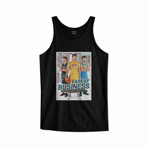 Lamelo Ball Lonzo Ball Family Business Hornets Chicage Bulls Slam Cover Tank Top