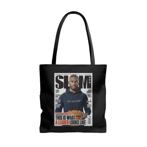 Chris Paul Phoenix Suns Nba Slam Cover Tote Bags