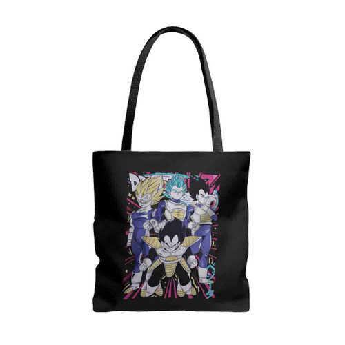 Dragon Ball Super Saiyan Vegeta Tote Bags