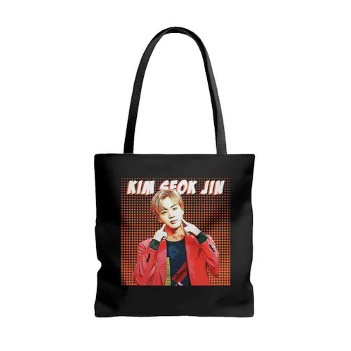 Kim Seok Jin Love Bts Tote Bags