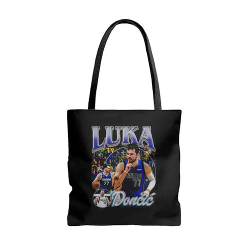 Luka Doncic Dallas Texas Basketball Tote Bags