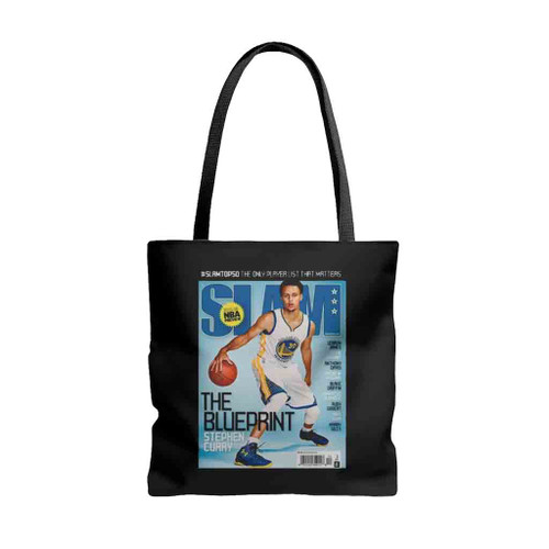 Stephen Curry Golden State Warriors Slam Magazine Cover Tote Bags