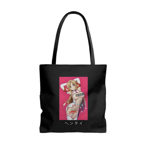 Waifu Material Sword Creation Goddess Anime Girl Tote Bags