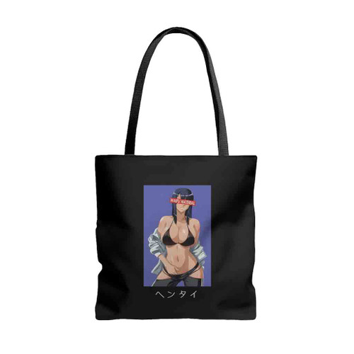 Waifu Material The Archaeologist Anime Girl Tote Bags