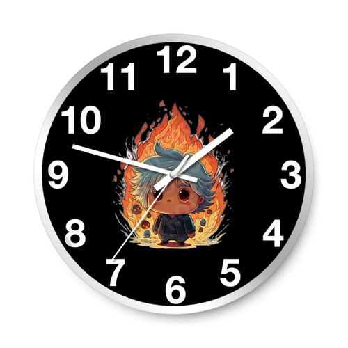 Calcifer Howl Moving Castle Wall Clocks