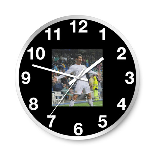 Cr7 Siuuu Ronaldo Wall Clocks