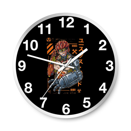 Eustass Kid Cyborg Anime One Piece Wall Clocks