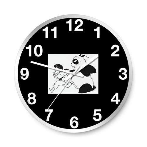 Genma Panda Manga Wall Clocks