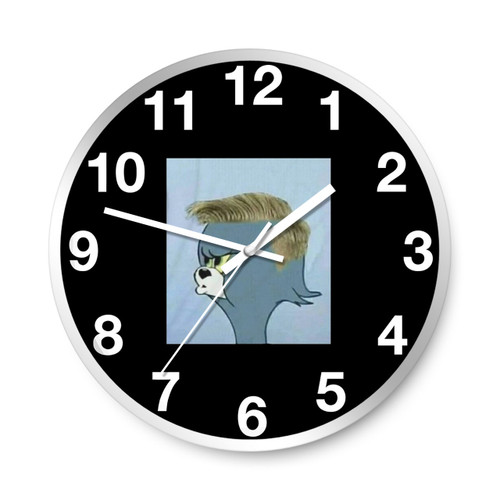 Haaland Tom And Jerry Meme Wall Clocks