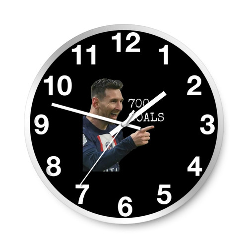 Lionel Messi 700 Goals Wall Clocks