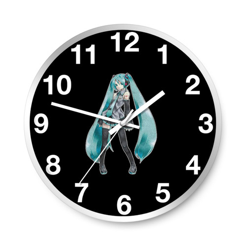 Miku Hatsune Wall Clocks