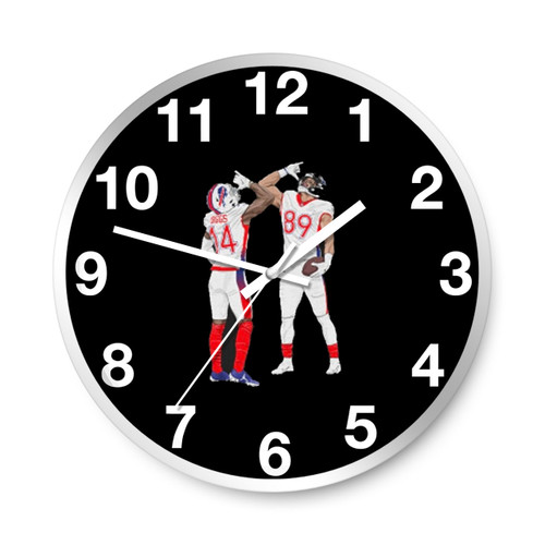 Stefon Diggs X Mark Andrews Buffalo Wall Clocks