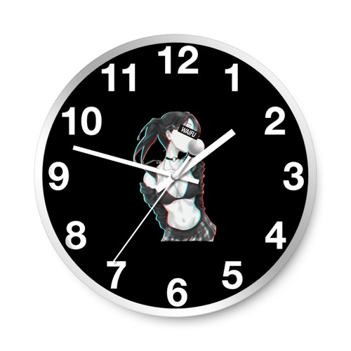 Waifu Material Anime Girl Lewd Manga Wall Clocks