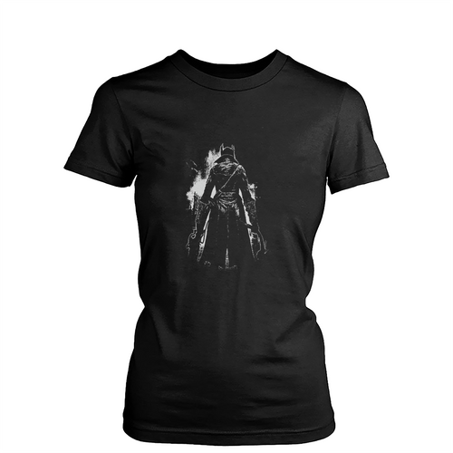 Bloodborne Gaming Soulsborne The Hunter Videogame Womens T-Shirt Tee