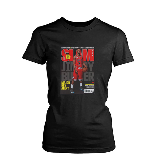Jimmy Butler Playoff Jimmy Miami Heat Slam Cover Womens T-Shirt Tee