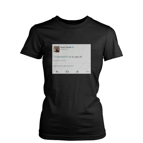 Kevin Durant Tweet Womens T-Shirt Tee