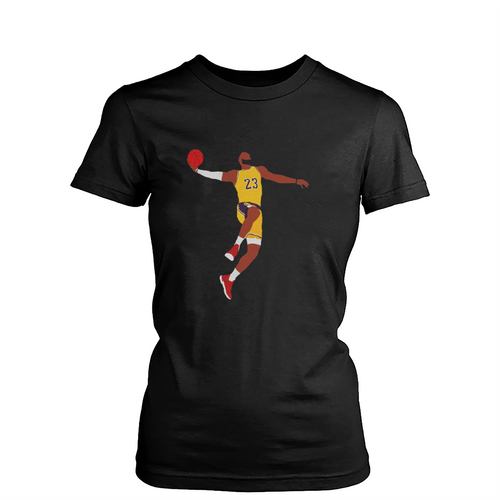 Lebron James Los Angeles Lakers Womens T-Shirt Tee