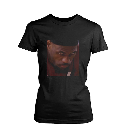 Lebron Locked In Face Womens T-Shirt Tee