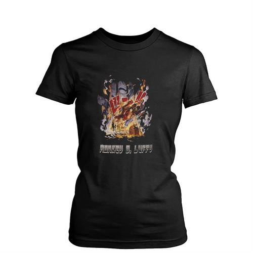 Monkey D Luffy One Piece Pirates King Womens T-Shirt Tee Monkey D Luffy One Piece Pirates King Womens T-Shirt Tee