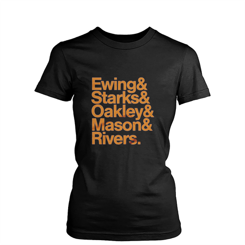 New York In 94 Ewing Starks Oakley Mason Rivers Womens T-Shirt Tee