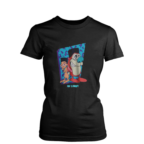 Ren And Stimpy Womens T-Shirt Tee