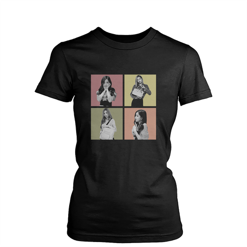 Rose Cute Blackpink Womens T-Shirt Tee