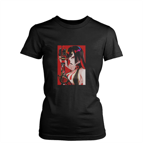 Samurai Anime Girl Waifu Material Womens T-Shirt Tee