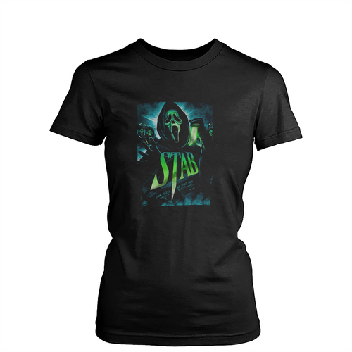 Scream Killer Horror Ghostface Scary Movie Womens T-Shirt Tee