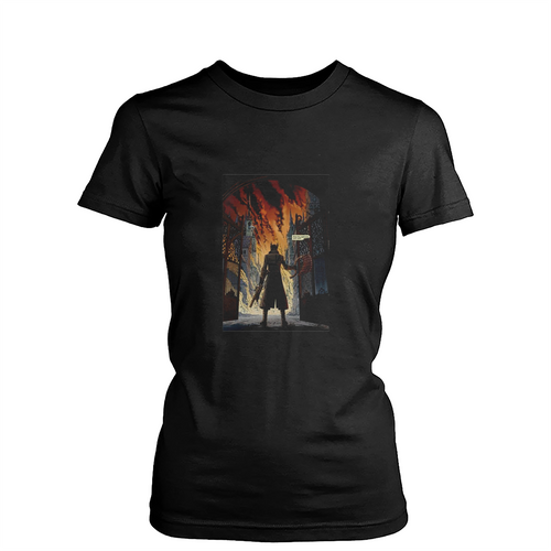 Soulsborne The Hunter Yharnam Love You Womens T-Shirt Tee