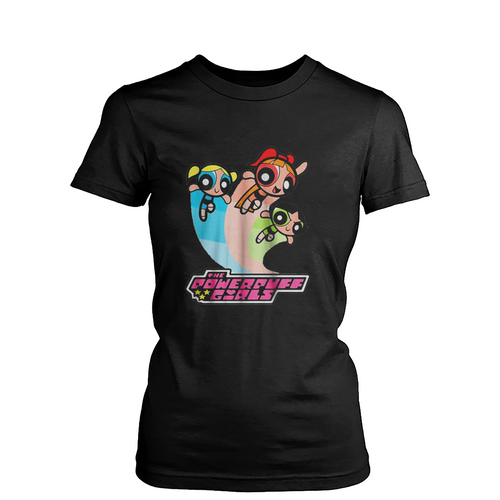 The Powerpuff Girls The Super Powerful Girls Womens T-Shirt Tee