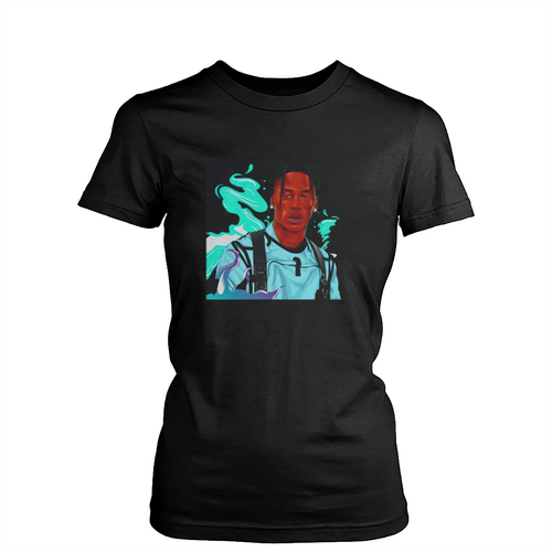 Travis Scott Astroworld Rapper Womens T-Shirt Tee